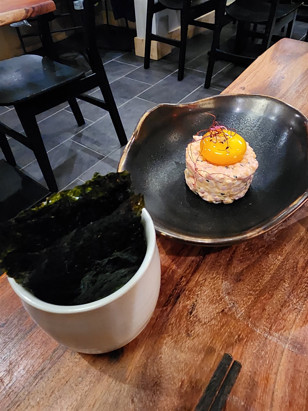 A5 tartare at Lotus Noodle Bar